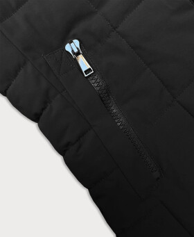 Černá prošívaná dámská zimní bunda J Style (16M9119-392) odstíny černé S (36)