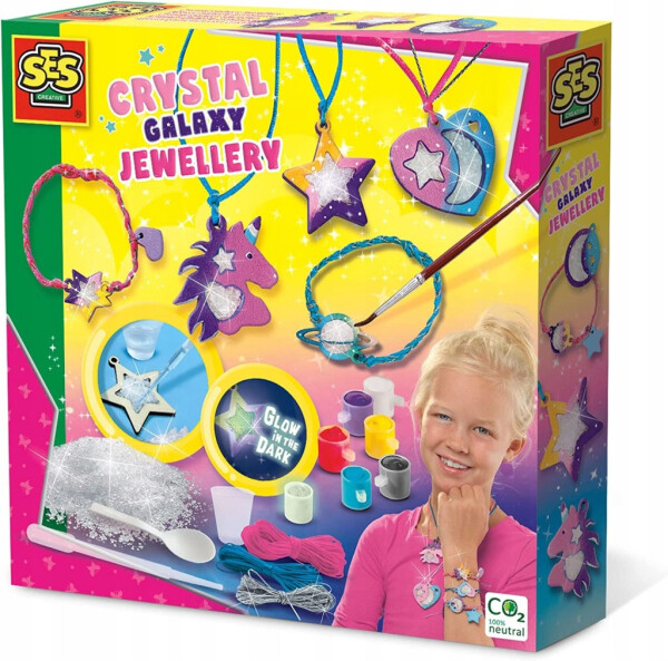 Kreativní sada na výrobů šperků Křišťálová galaxie