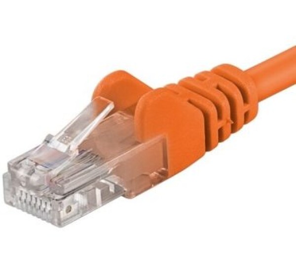 PremiumCord UTP CAT5E 0.25m / Patch kabel / RJ45-RJ45 / oranžová (sputp002E)