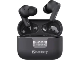Sandberg Wireless Earbuds ANC+ENC černá / bezdrátová sluchátka s mikrofonem a pouzdrem / BT 6.0
