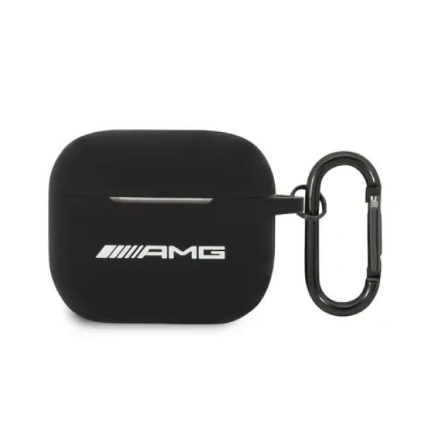 Mercedes AMG AirPods 3 cover black Silicone Big Logo AMA3RBK