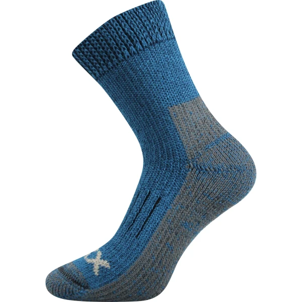 VOXX Ponožky zimní thermo ALPIN z merino vlny PETROLEJOVÉ 35-38 114130