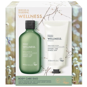 Baylis & Harding Duo pečující kosmetiky Wellness, zelená barva, plast