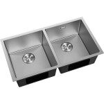 MEXEN - Binox ocelový dřez 2-bowl 800 x 450 mm, nerez HC 6421802000-01HC
