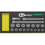 Wera 005440 Magnetická lišta B Deep 1 se sadou prodloužených nástrčných hlavic 8 ÷ 19 mm typ 8790 HMB Deep 3/8" (Sada 9 dílů) 05005440001