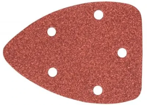 Graphite 57H822 / Brusný papír na dřevo | kov | plast / Zrnitost K60 / Rozměry 140 x 97 mm / 5 otvorů / 5 ks (57H822)