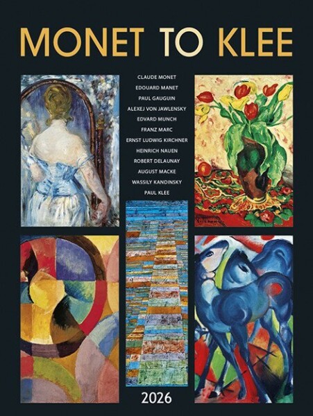 Kalendář 2026 Monet to Klee, nástěnný, 42 x 56 cm