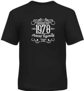 Pánské humorné tričko - 1978, vel. L - Albi