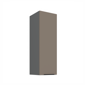 Horní skříňka Aria ANT 30 G-90 1F Barva korpusu: Antracit, Barva dvířek: TA - Sandgrau AFM