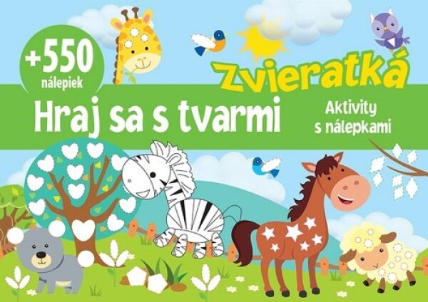 Zvieratká +550 nálepiek