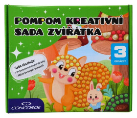 Pompom kreativní sada Zvířátka