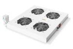 DIGITUS 19" šedá / Větrací jednotka / 4 ventilátory / termostat / pro Unique, Dynamic (DN-19 FAN-4-N)
