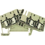 Weidmüller 1806980000-100 řadová svorka průchodky pružinová svorka Tmavě béžová 100 ks