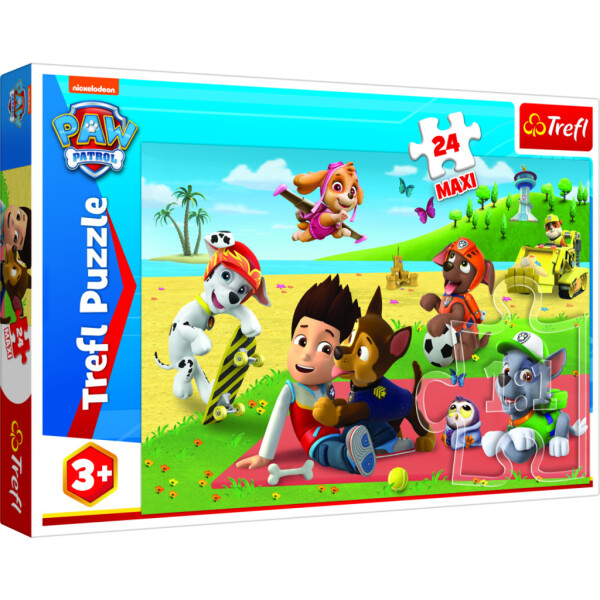 Puzzle Tlapková patrola Zábava na pláži