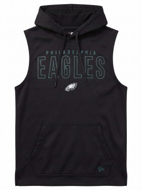 New Era Pánská mikina Philadelphia Eagles NFL 2026 Sideline Sleeveless Hoodie Velikost: S