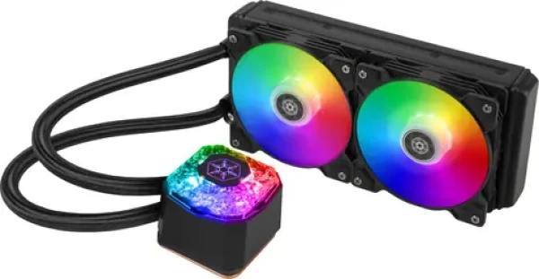 SilverStone IceGem 240P ARGB / 2x 120mm / 36.6 dB @ 2200 RPM / Intel AMD (SST-IG240P-ARGB)