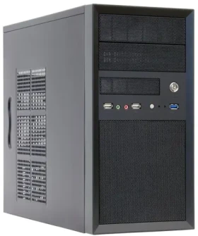 CHIEFTEC CT-01B-350GPB Mini Tower / PC skříň / mATX / 1x USB 3.0 / 350W (CT-01B-350GPB)