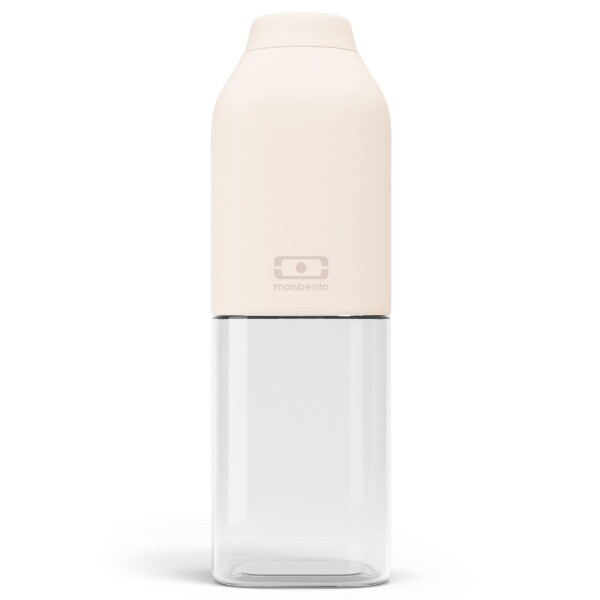 Monbento Lahev Monbento Positive Natural Cream 500 ml, krémová barva, plast