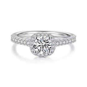 Stříbrný prsten Rinela MOISSANITE + CERTIFIKÁT, 57 Stříbrná