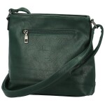 Trendy dámská koženková crossbody kabelka Neira, tmavě zelená