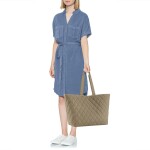 Taška přes rameno Reisenthel Classic shopper XL Rhombus olive