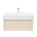 Koupelnová skříňka s umyvadlem SAT Feel 80x30x46 cm pískově béžová mat SATFEEL80BEU2B SATFEEL80BEU2B