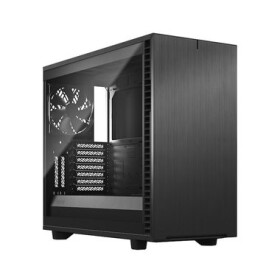 Fractal Design Define TG Light černá skříň bez zdroje 2x USB 2.0 2x 3.0 1x USB-C průhledná bočnice (FD-C-DEF7A-02)