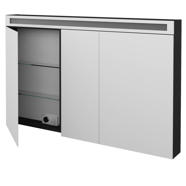 Dřevojas - Třídveřová galerka AIR GA3OE 130 - N03 Graphite 240042