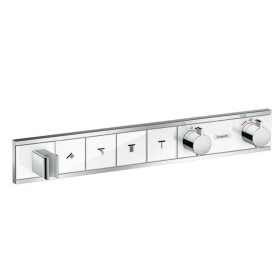 HANSGROHE - RainSelect Baterie pod omítku pro 4 spotřebiče, bílá/chrom 15357400