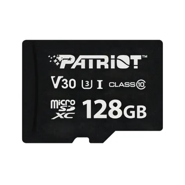 Patriot VX V30 U3 / Paměťová karta microSDXC / 128GB / UHS-I U3 / V30 / Class 10 / 90/80 MB/s (PSF128GVX31MCX)
