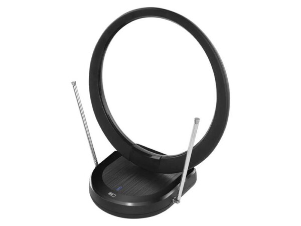 Anténa pokojová EMOS CITY RING–C500, DVB-T2, DAB, filtr LTE/4G/5G
