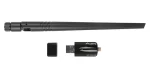 Lanberg NC-1200-WIE černá / Wi-Fi adaptér / AC1200 / Dual-Band / USB 3.0 / interní a externí anténa (NC-1200-WIE)