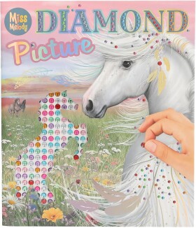 Miss Melody Miss Melody, 13484, kreativní sada s šatony/třpytivými kameny, koně