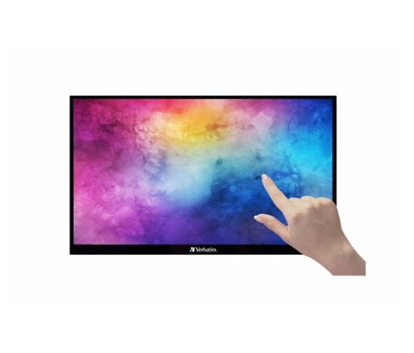 Verbatim PMT-15 Portable Touchscreen Monitor 15.6" Full HD 1080p Metal Housing Přenosný dotykový monitor EDF_714266