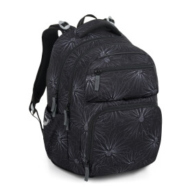 Školní batoh Bagmaster ZIPSTER 25 A ČERNO-BÍLÝ, 3 roky záruka