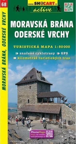 SC 068 Moravská brána, Oderské vrchy 1:50 000