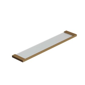 KLUDI - Vela C Polička, délka 60 cm, sklo/kartáčovaný bronz 31973N1