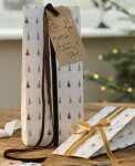 Ib Laursen Sametová stuha Chocolate – 200 m, hnědá barva, textil