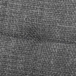 Židle jídelní, šedá látka, nohy černý kov