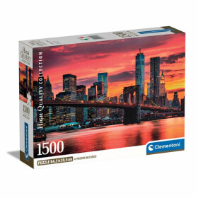 Puzzle East River za soumraku 1500 dílků