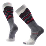 Unisex merino ponožky SMARTWOOL Ski Targeted Cushion Expanding Horizons, Medium Gray velikost: 42-45 (L)
