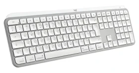 Logitech MX Keys S pro Mac světle šedá / Bezdrátová klávesnice / USB-C / BT / US layout (920-011638_CZ)