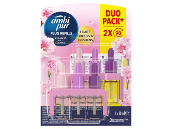 Ambi Pur 3Volution Náhradní náplň do osvěžovače vzduchu Flowers and Spring 40 ml