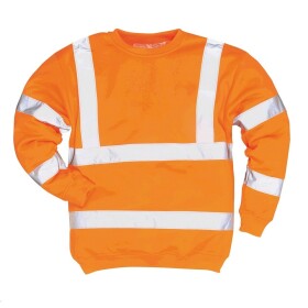 Mikina HI-VIS B303 pánská reflexní oranžová S oranžová