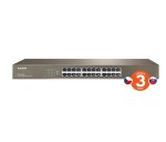 Tenda TEG1024G 24-Port Gigabit Ethernet Switch, 10/100/1000 Mb/s, Rackmount EDF_436004