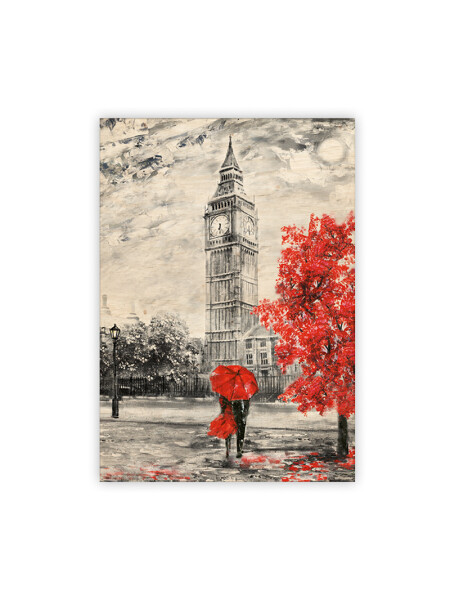 Obraz dřevěný: Big Ben II., 340x485