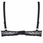 Polopodprsenka Miamor half-bra - Obsessive černá L/XL