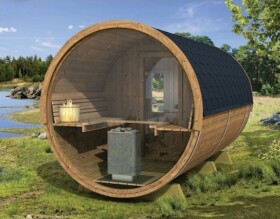 Prosklení pro sudové sauny, zadní CFSEO56L