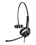 GEQUDIO Headset 1-Ohr černá / Headset / Mono / USB / Redukce hluku (WA9007)