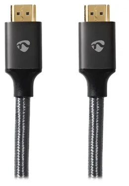 Nedis ProfiGold antracit / Kabel HDMI / 8K 60Hz / 48 Gbps / Ethernet / 2 m (CVTB35000GY20)